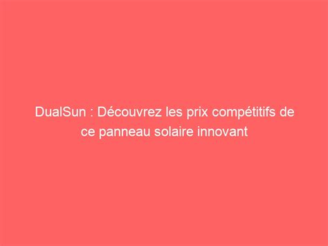 dualsun prix